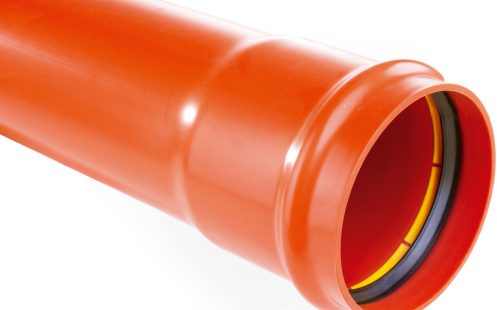 PVC sewage pipe sewer lock