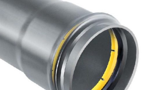 PVC sewage pipe silver lock