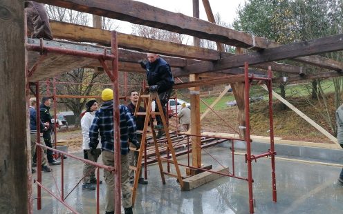 Birds eye view of the new VizniRast Self-sufficient project near Austria | Pipelife