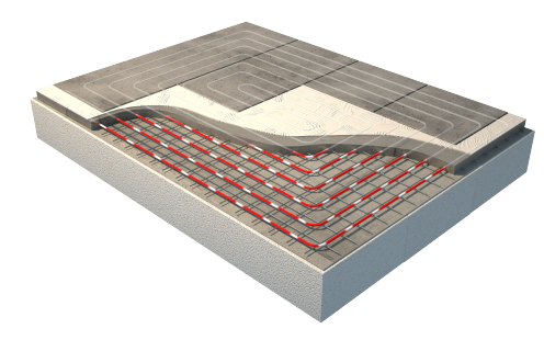 Underfloor Heating Floor Cut out 