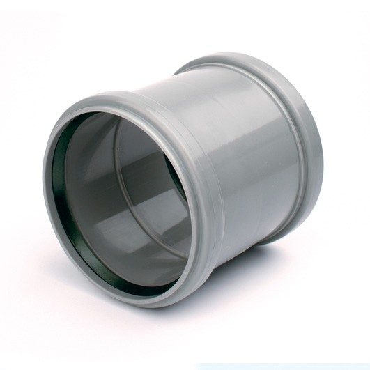 PP double socket grey Comfort