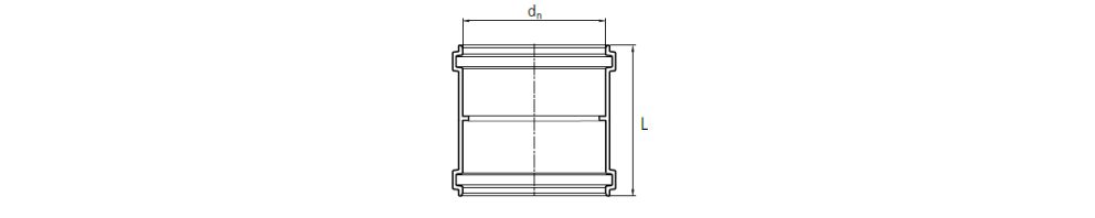 Drawing double socket Comfort
