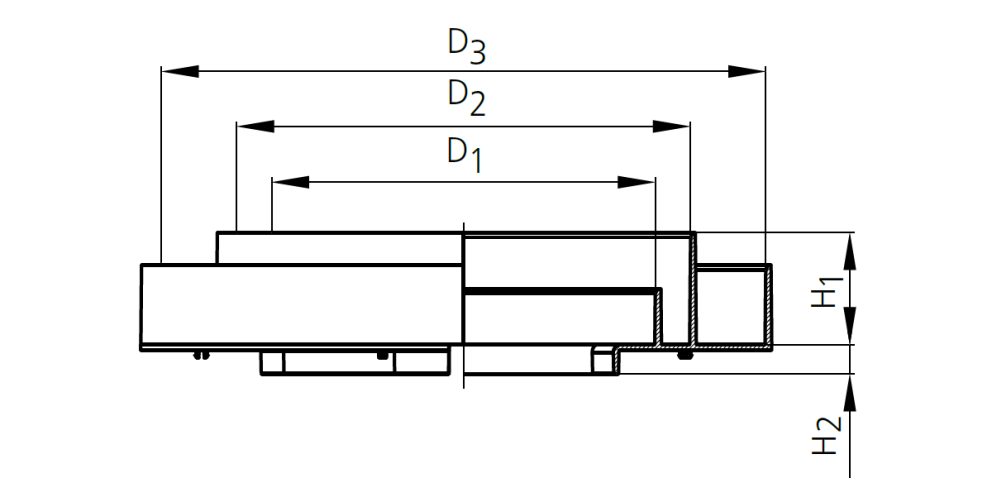 Drawing Stormbox adaptor PP