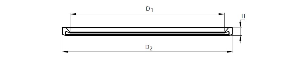 Drawing telescope seal 535 for PPDW pipes 