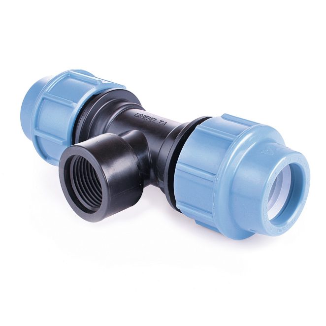 PE branch with female thread