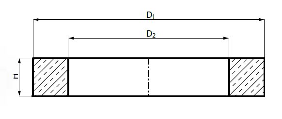 Drawing concrete support ring
