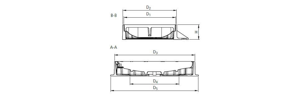 Drawing rainwater cover 