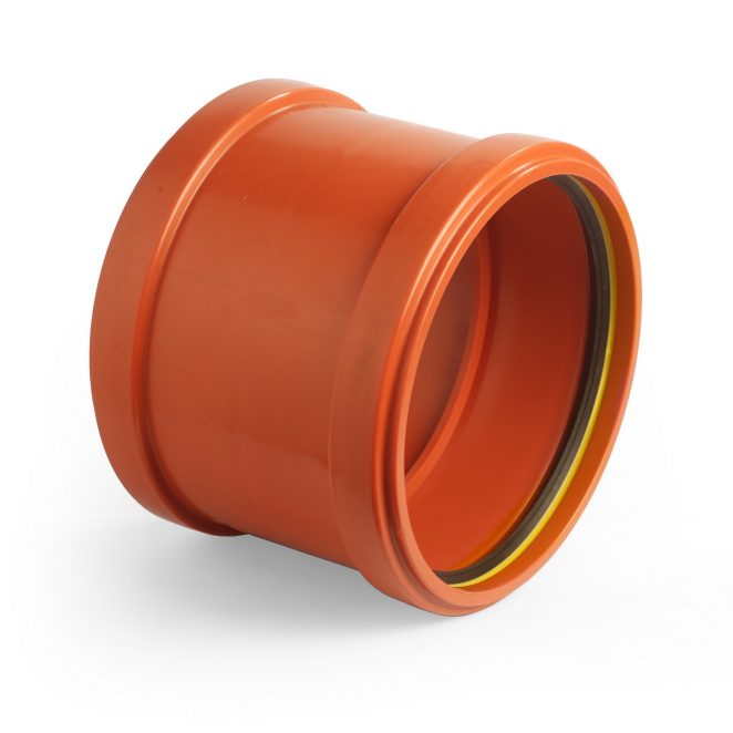 PVC double socket oil resistant