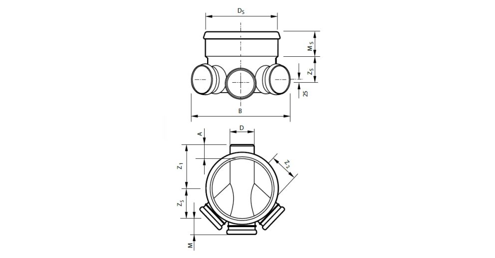 Drawing PRO 400 double branch smooth