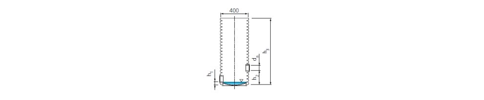 Drawing PP drainage chamber 0l