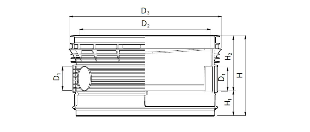 Drawing PRO 800 double branch