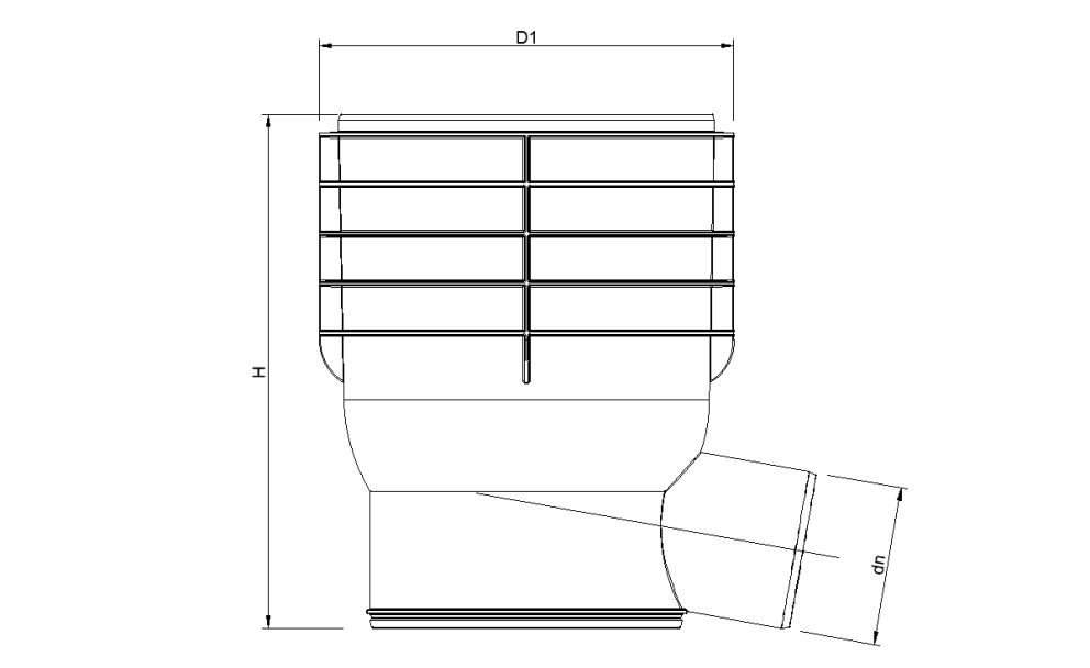 Drawing road gully 500x500