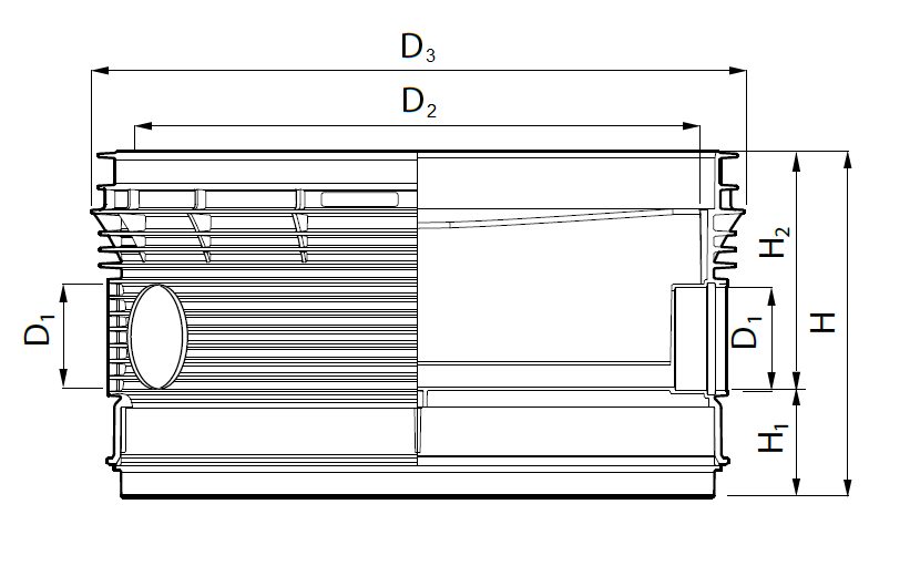 Drawing PRO 800 double branch