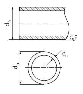 Drawing PE pipe