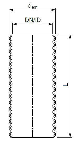 Drawing PRO 315 riser pipe