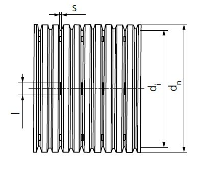 Drawing PVC drainage pipe