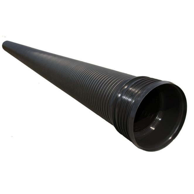 PP drainage DN-OD pipe black