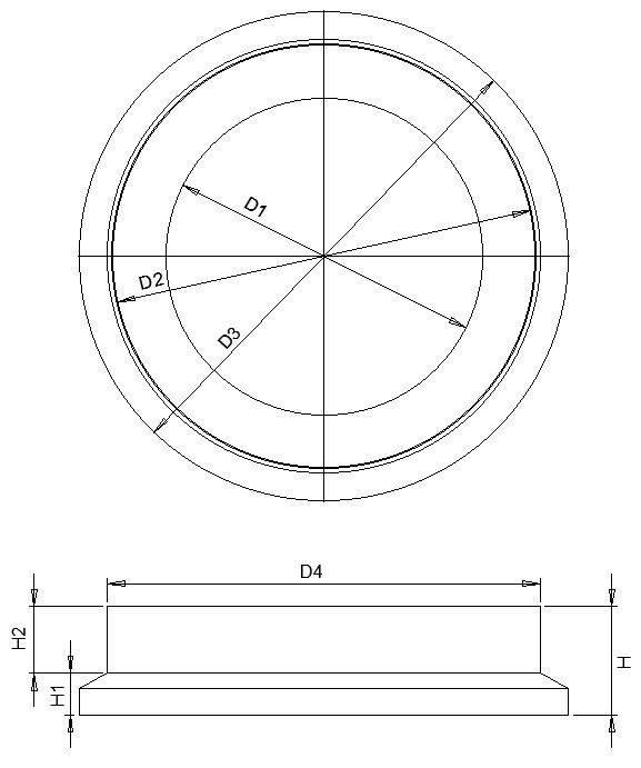 Dimension Thermoplastic Cone 615_710 Chamber Cover 800_1000.