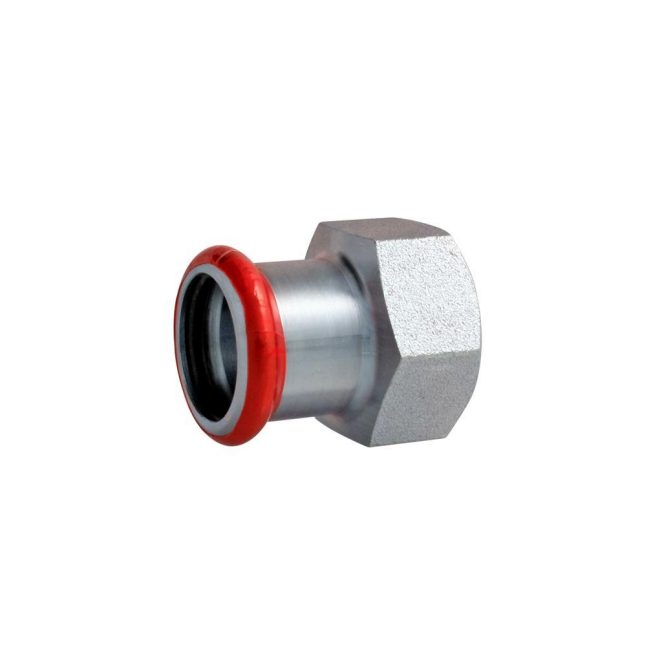 Steel coupling female thread C-Press