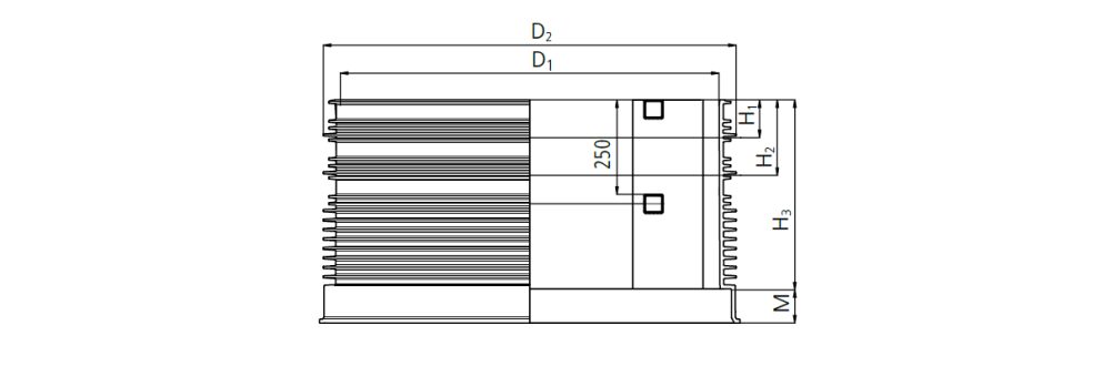 Drawing PRO 1000 riser ring