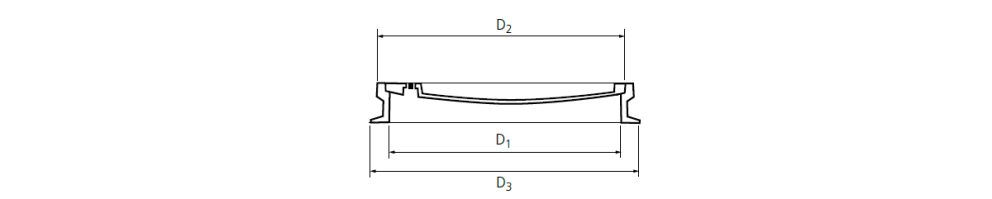 Drawing chamber concrete iron cover