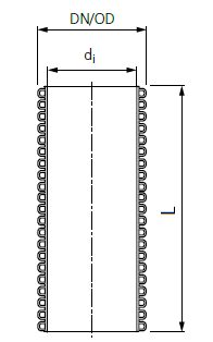 Drawing riser pipe DW