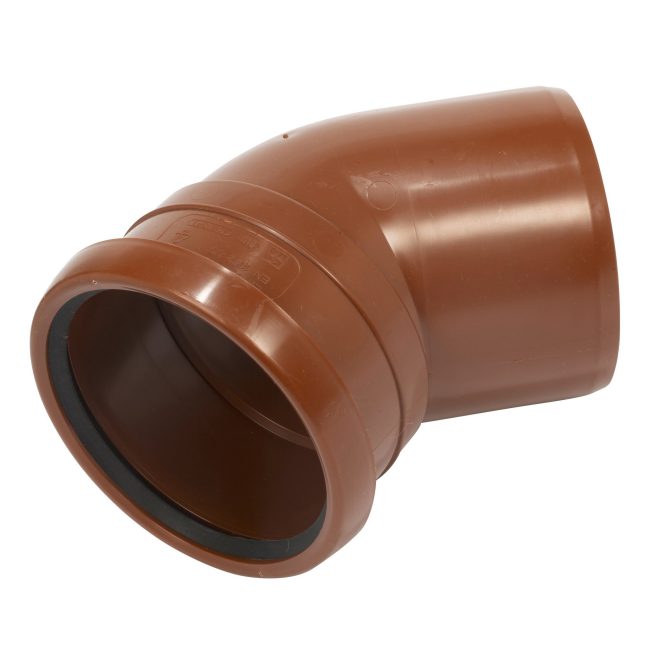 PP Sewage bend 110mm 45deg