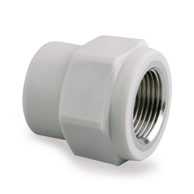 PPR coupler with female thread