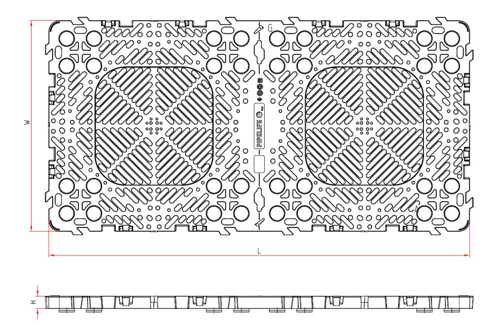 Intermediate plate