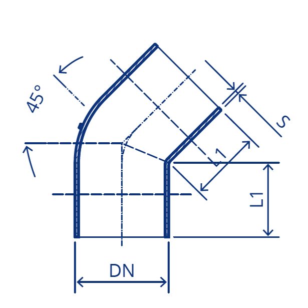 PEHD bend