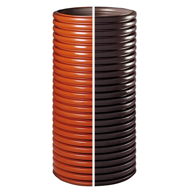 PP riser pipe 630 brown-black